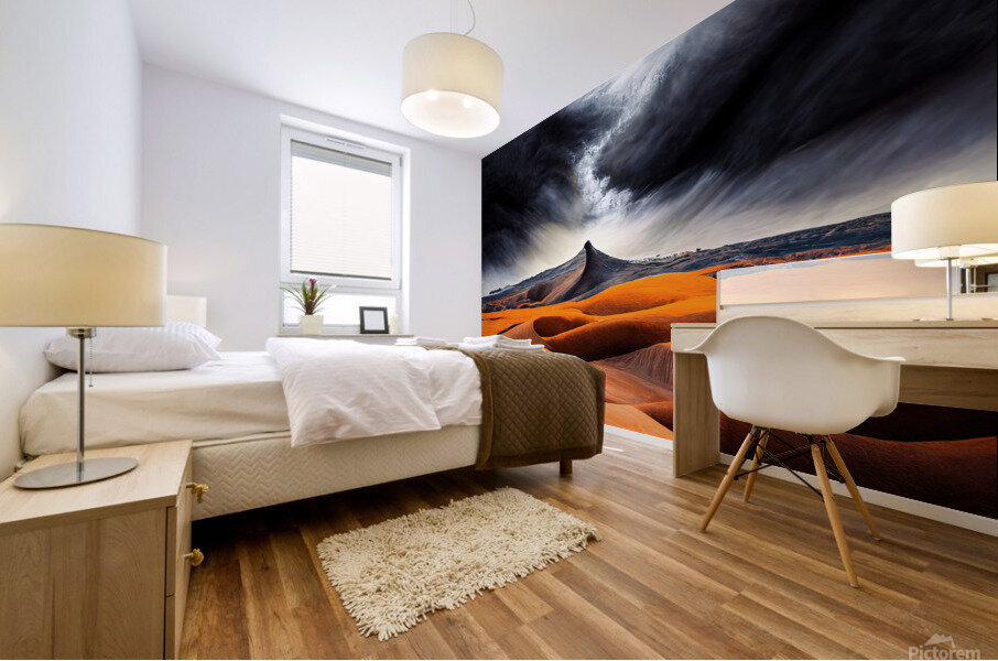 Dramatic Desert Landscape 01 Mural print