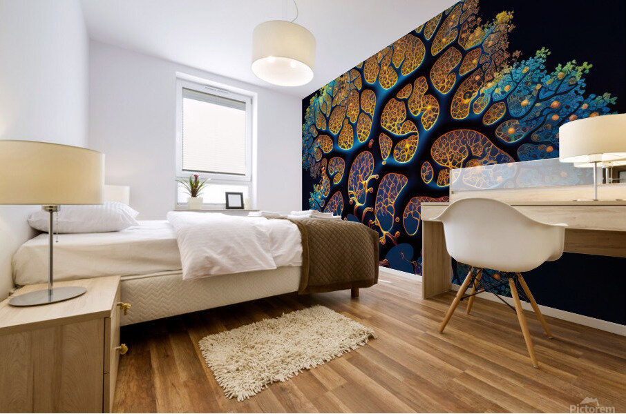 Fractal Tree 54 Mural print