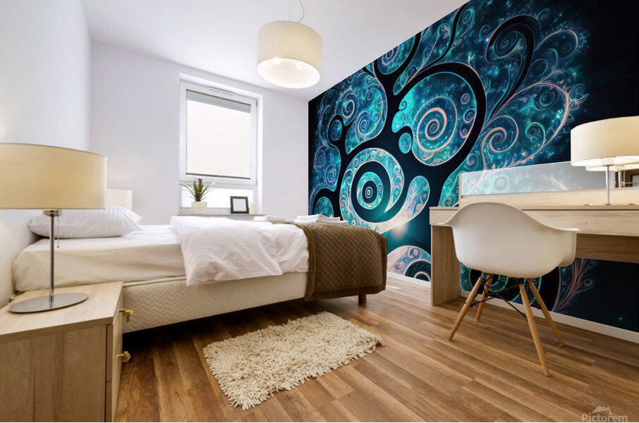 Fractal Tree 55 Mural print