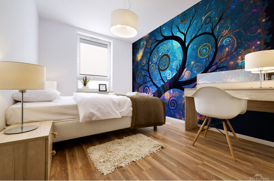 Fractal Tree 58 Mural print