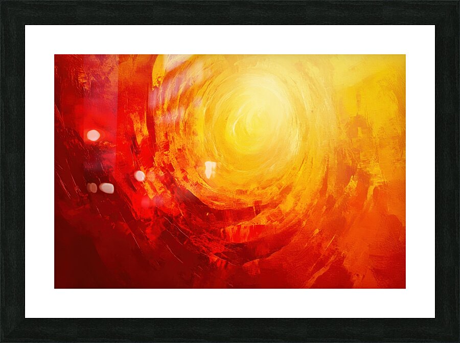 Hot Sun Inferno Picture Frame print