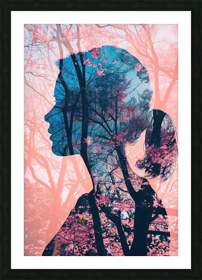 Reflection of Spring Picture Frame print