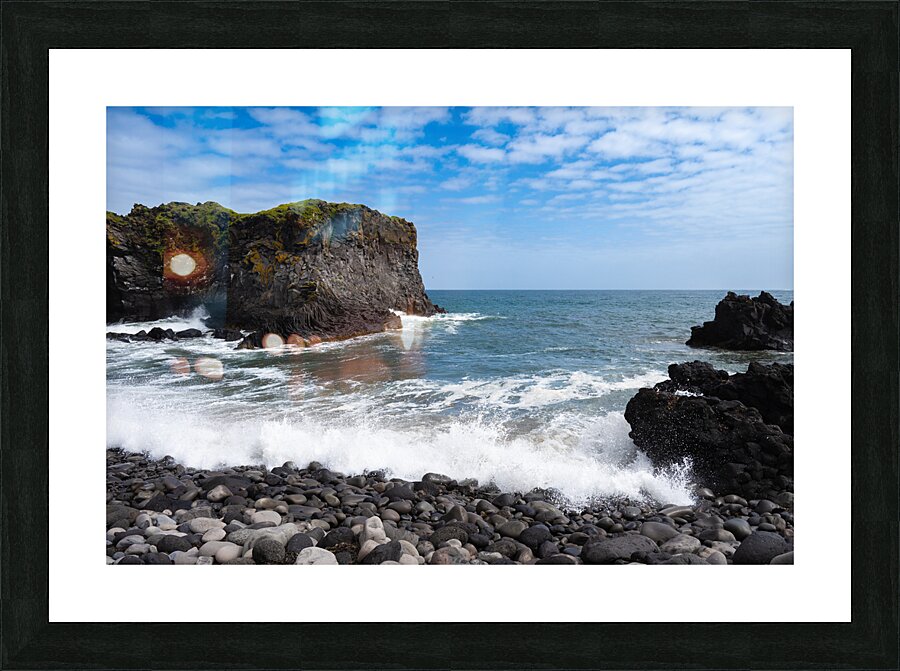 Hellnar Coastline Serenity Picture Frame print