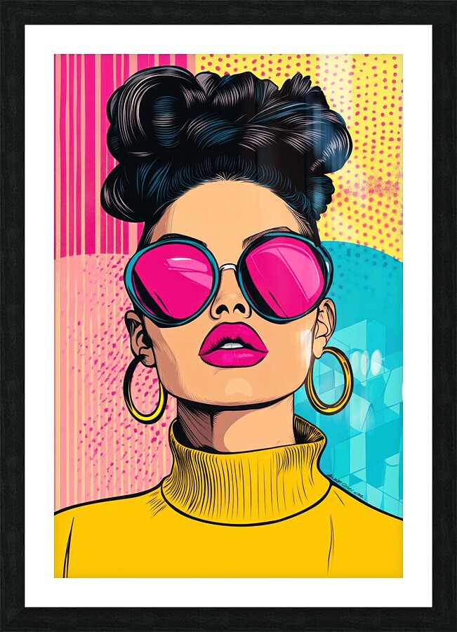 Retro Pop Diva Picture Frame print