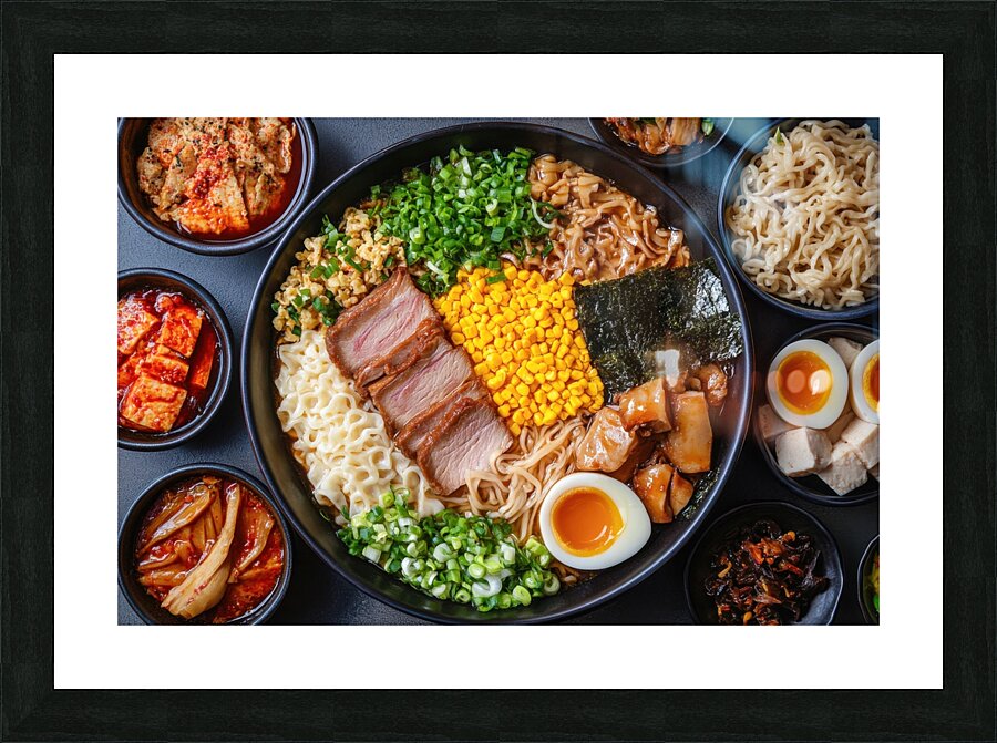 Ramen Feast Picture Frame print