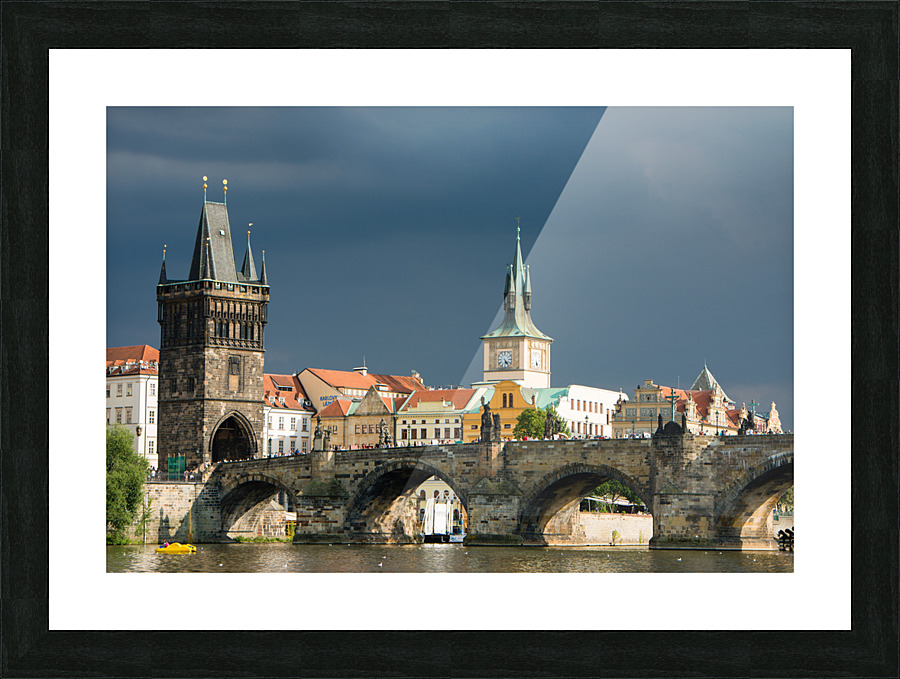 Charles Bridge Prague Picture Frame print