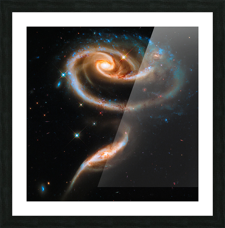 Space image Galaxy rose Picture Frame print