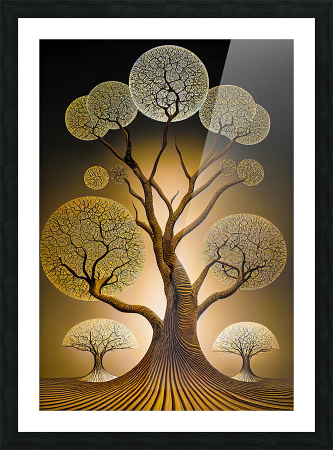 Fractal Tree 04 Picture Frame print