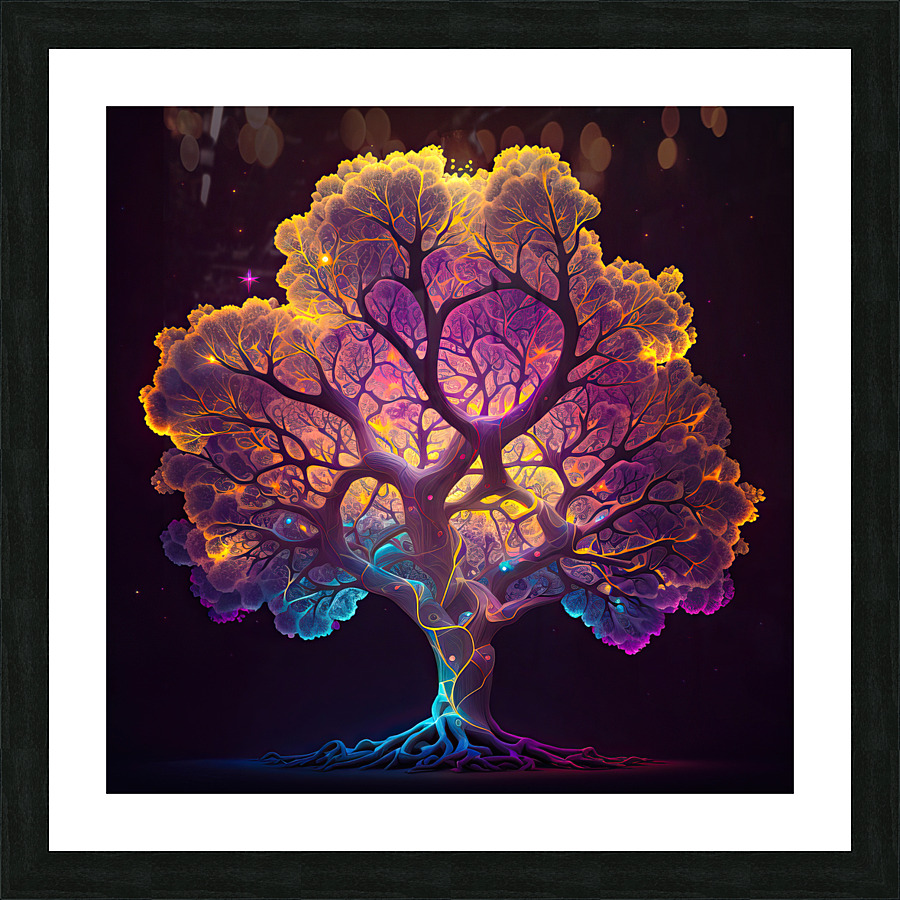 Fractal Tree 53 Picture Frame print