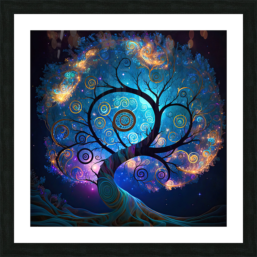 Fractal Tree 58 Picture Frame print