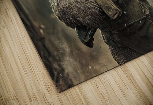 Bear with Chainsaw 02 Matthias Hauser puzzle