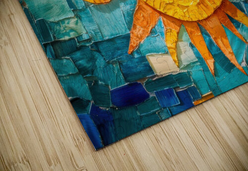 Mosaic Sunburst Matthias Hauser puzzle