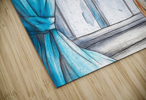 Window Watcher - Contemplative Cat Matthias Hauser puzzle