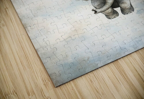 Whimsical Floating Elephant 01 Matthias Hauser puzzle