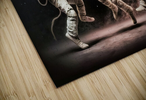 Outer Space Party 01 Dancing Astronauts Matthias Hauser puzzle