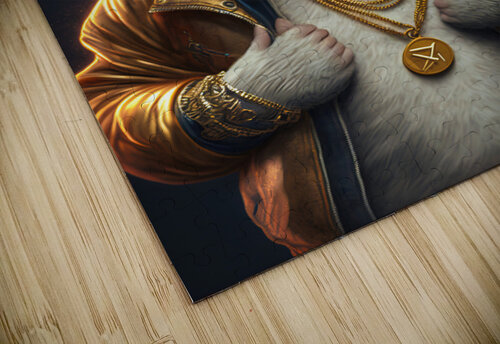 Cool Rapper Cat 03 Matthias Hauser puzzle