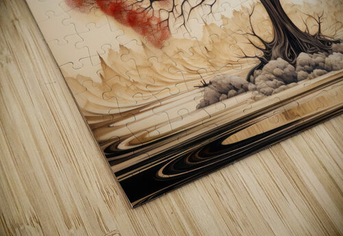 Creative Tree Art 04 Red Matthias Hauser puzzle
