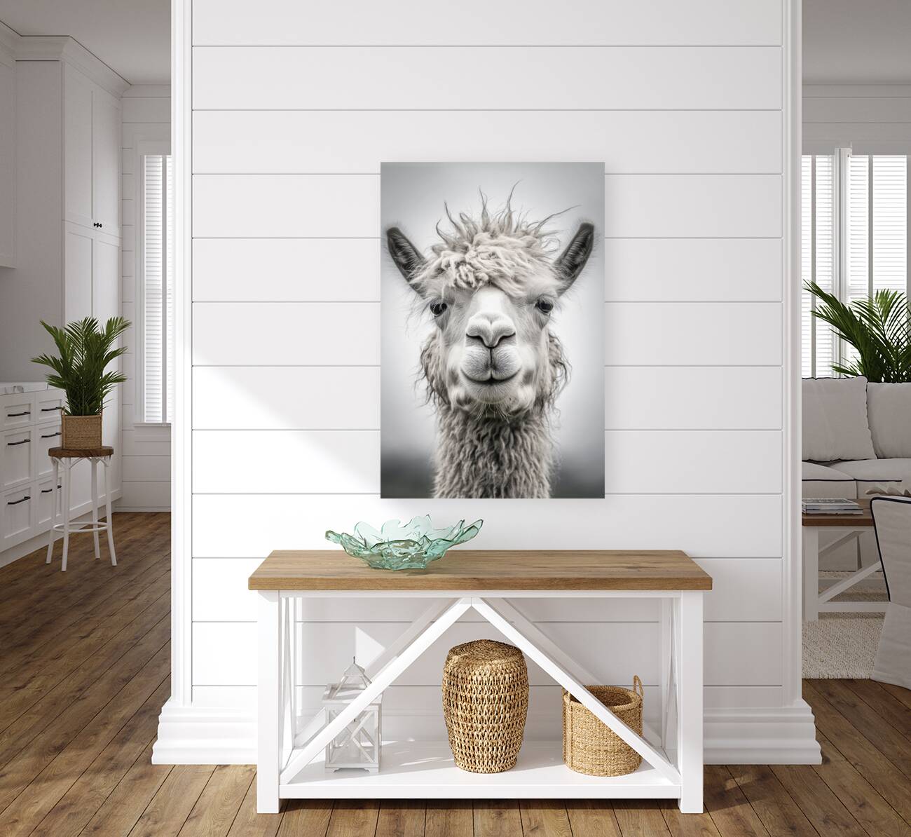 Llama Stare 01 Reproduction