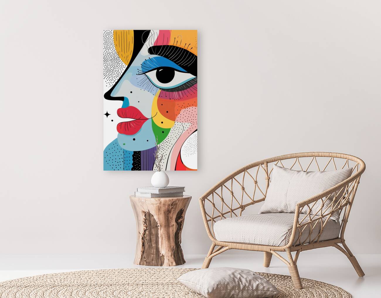 Vivid Whimsy - Abstract Expression Reproduction
