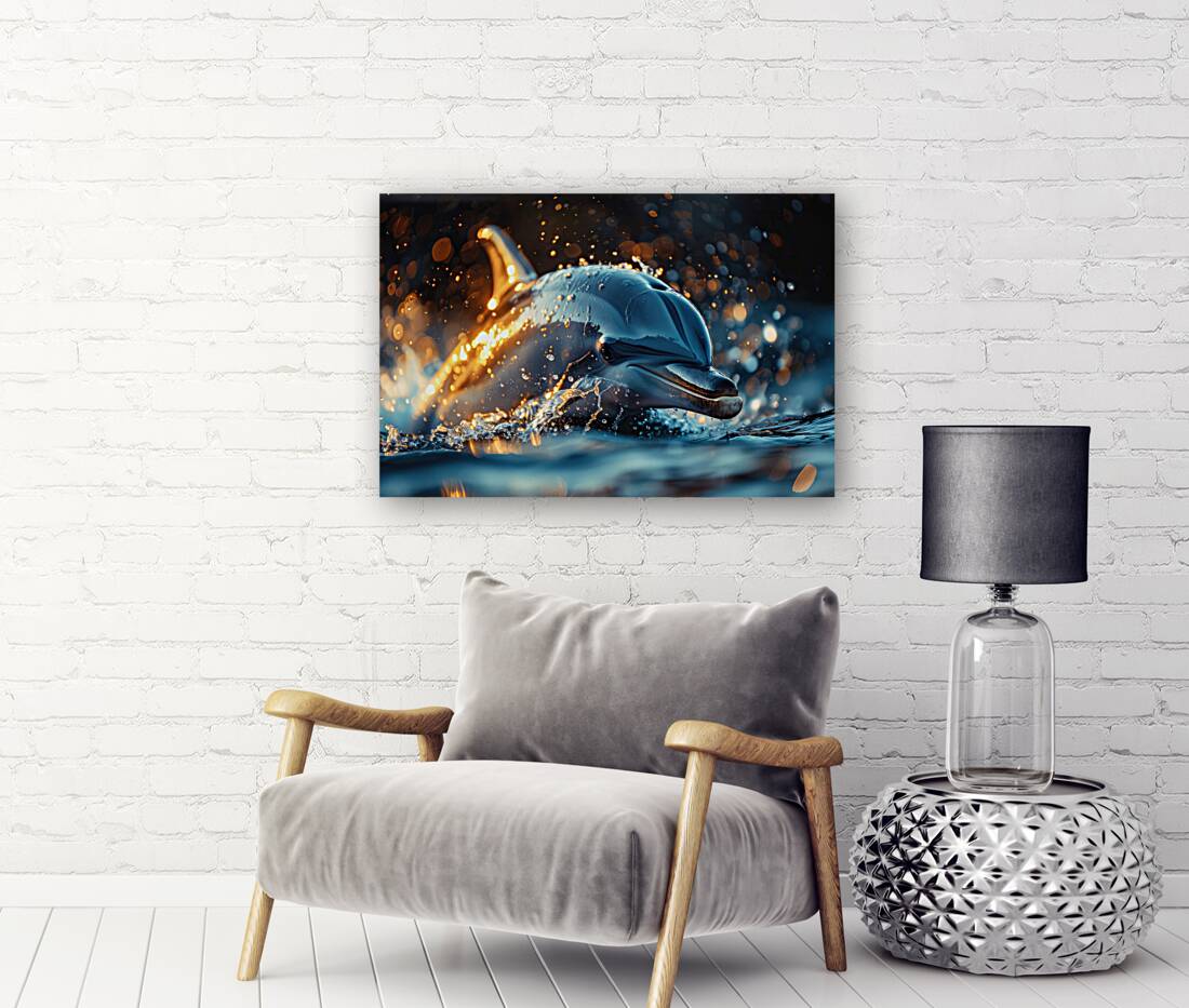 Dolphin 01 Warm Light Reproduction