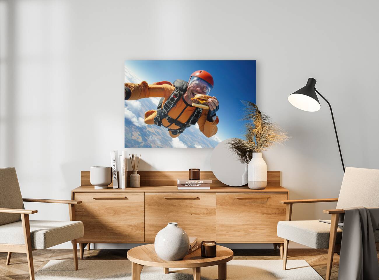 Skydiving Burger Feast Reproduction