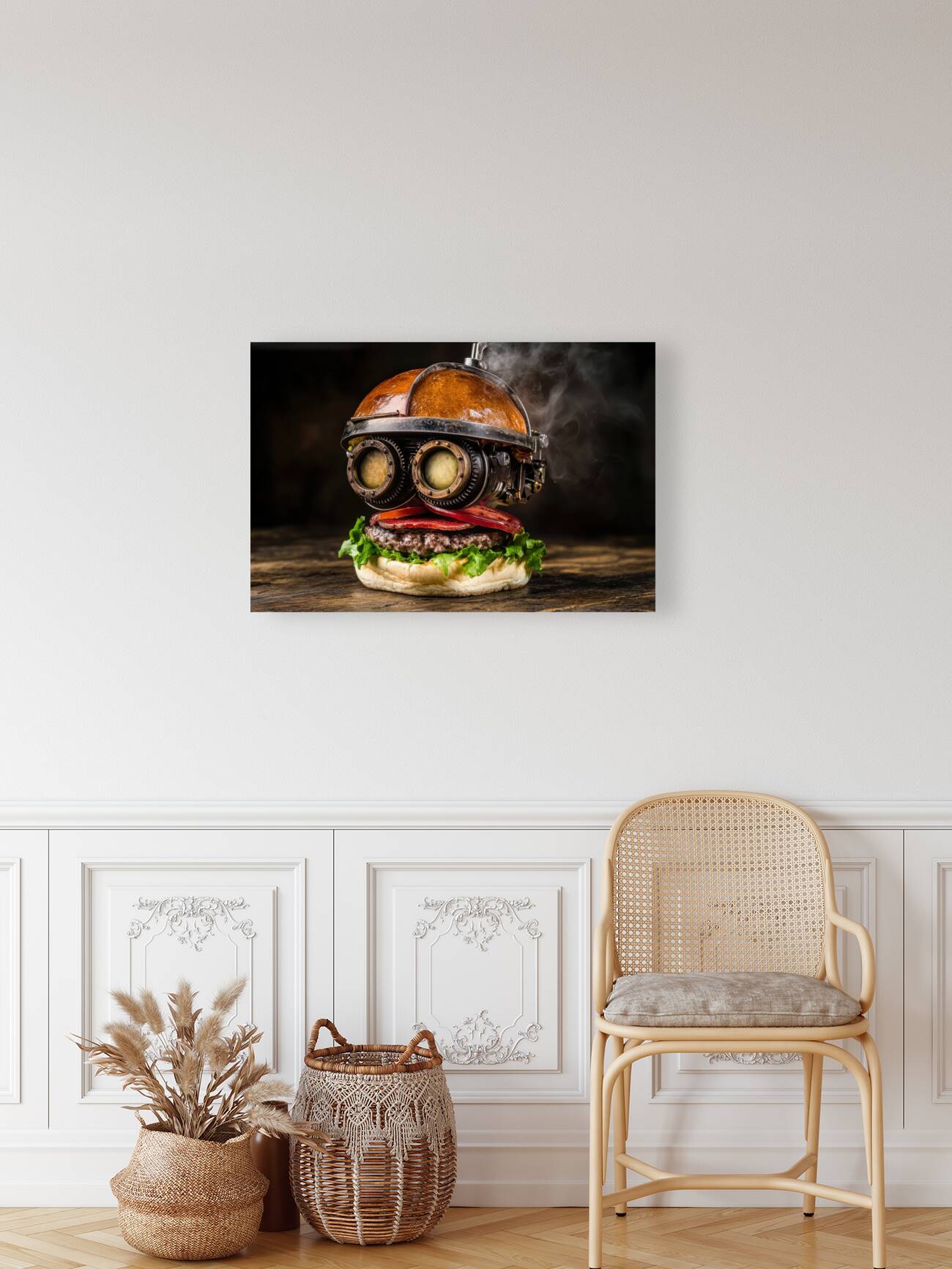 Steampunk Burger 01 Reproduction