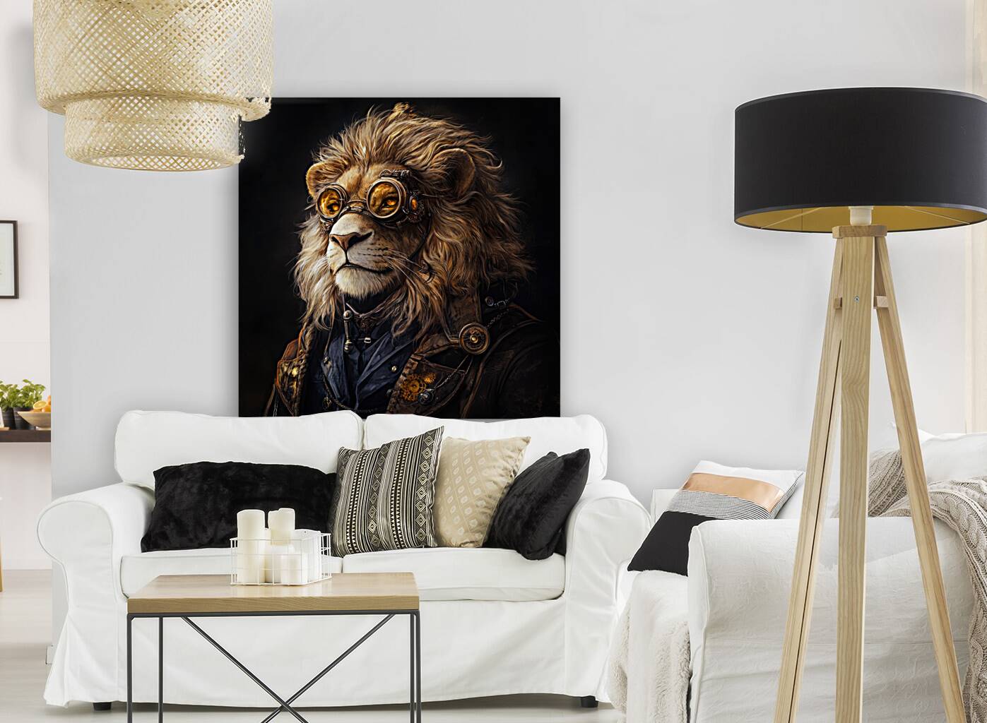 Steampunk Lion Commander Reproduction