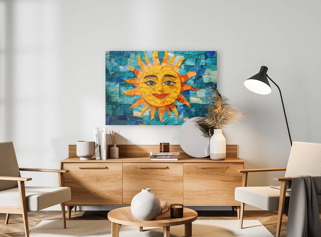 Mosaic Sunburst Reproduction