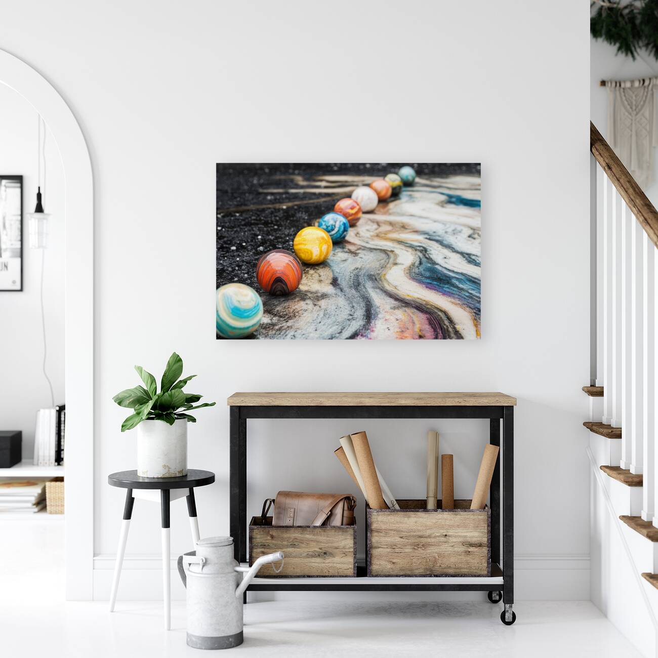 Colorful Celestial Marbles Reproduction
