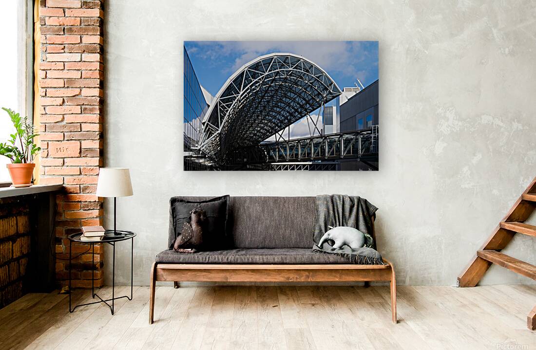 Steel and Glass Roof Kyoto Station by Matthias Hauser Wall Art