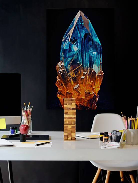 Topaz 02 Healing Crystal by Matthias Hauser