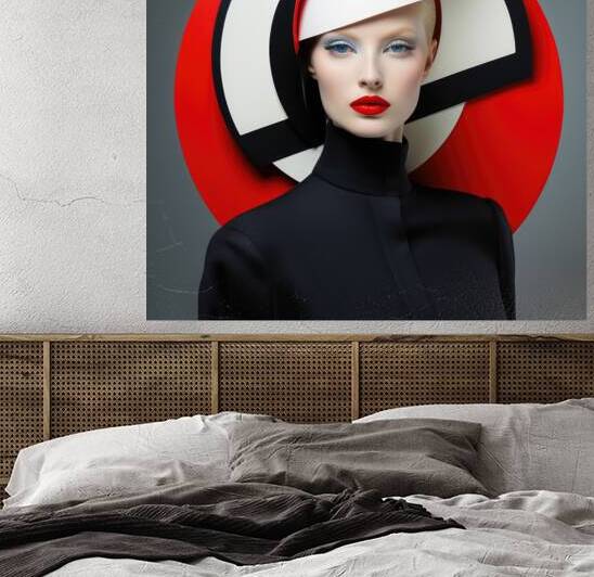 Offbeat Fashion Model 04 Geometric Style by Matthias Hauser