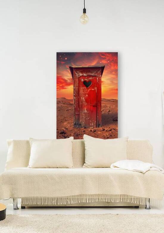 Outhouse on Planet Mars 01 by Matthias Hauser