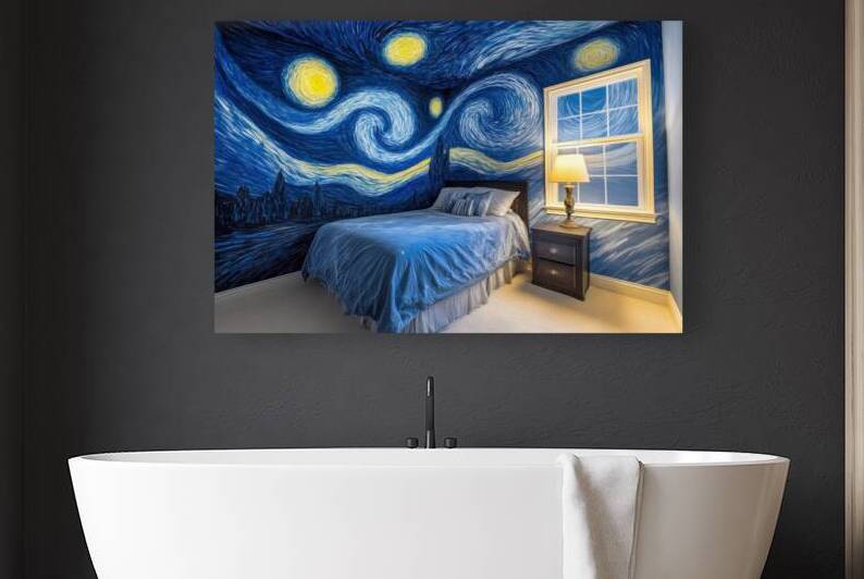 Starry Night Dreamer Bedroom by Matthias Hauser