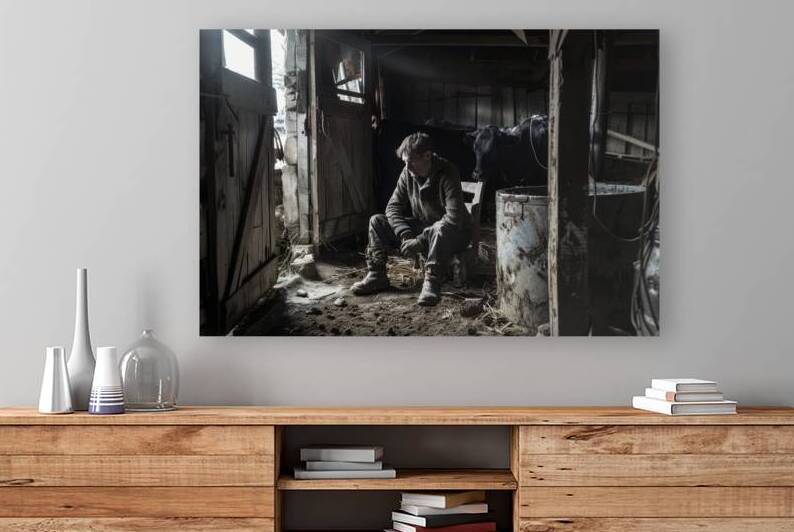 Just Another Day on the Farm 01 Solitude in the Shadows by Matthias Hauser