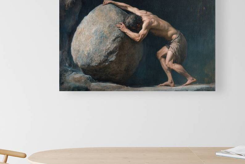 The Struggle of Sisyphus - Eternal Endurance by Matthias Hauser