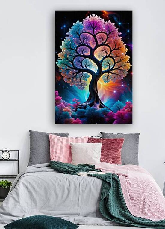 Colorful Fractal Tree 06 by Matthias Hauser