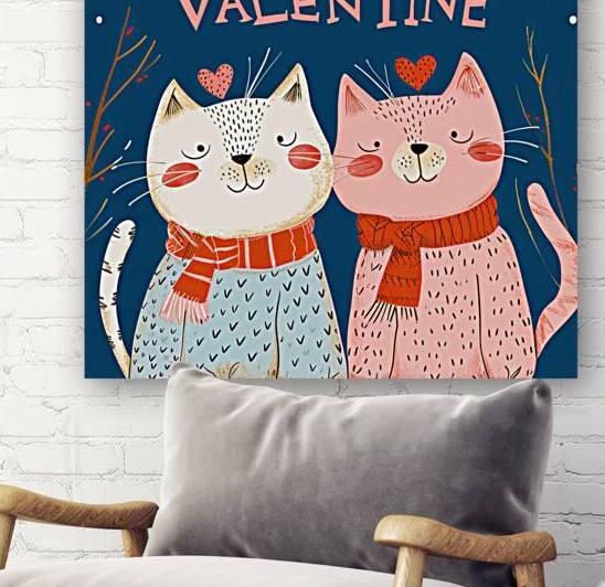 Valentines Day Cats 01 Be My Valentine by Matthias Hauser