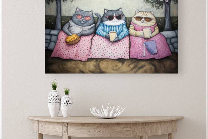 Cat Picnic 01 Cozy Fun by Matthias Hauser