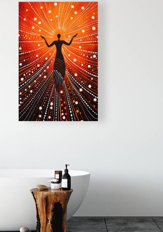 Pure Joy and Energy 01 Woman Silhouette by Matthias Hauser
