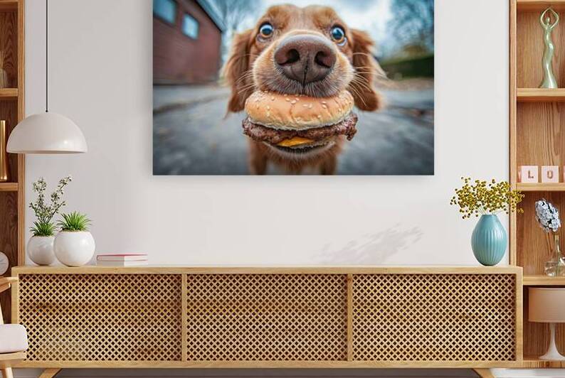 Burger Bandit - Happy Dog by Matthias Hauser