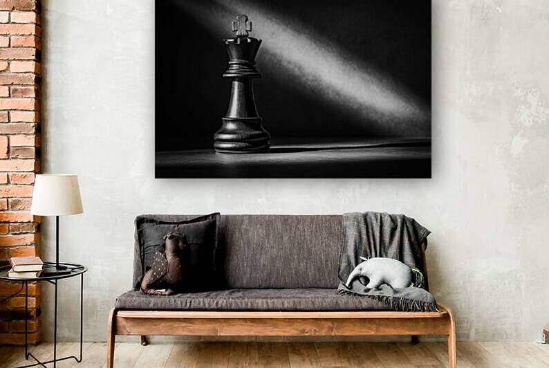 Chess King in the Shadow by Matthias Hauser