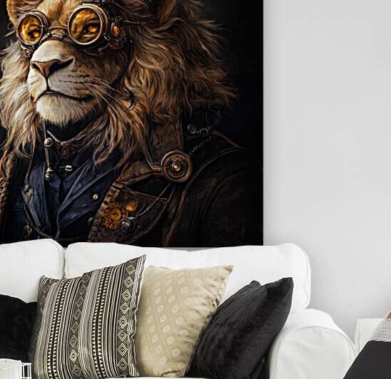 Steampunk Lion Commander by Matthias Hauser