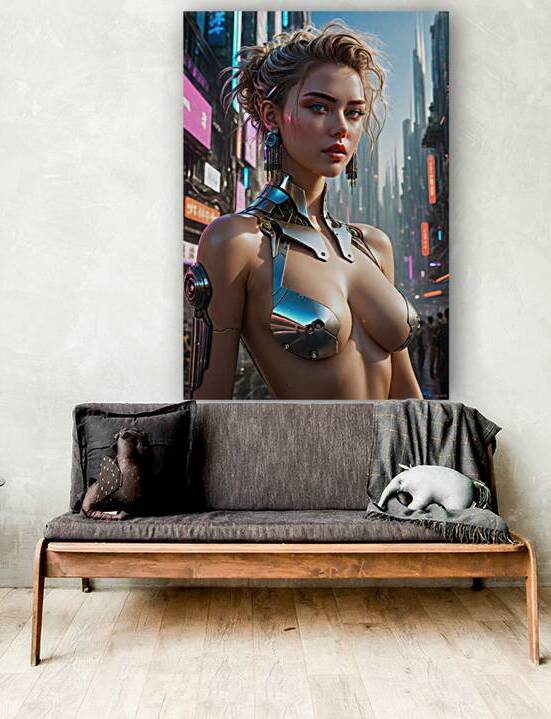 Cyberpunk Woman Glamour Shot 02 by Matthias Hauser