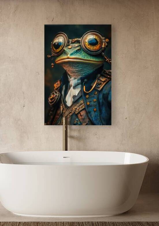 Steampunk Frog Adventurer by Matthias Hauser