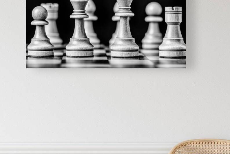 Chess Pieces - Strategic Silence by Matthias Hauser