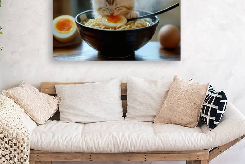 Ramen Dreams - Cute Kitten by Matthias Hauser