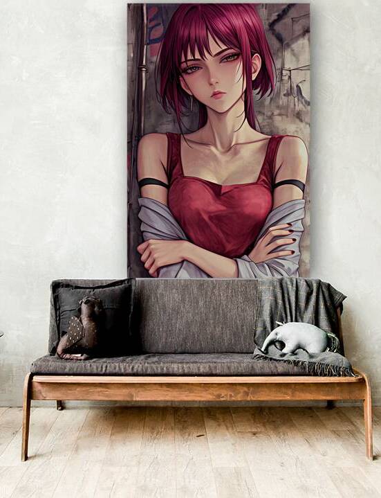 Anime Girl - Sharp Gaze by Matthias Hauser