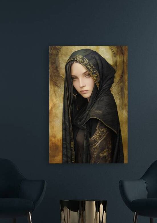 Golden Woman - Veil of Serenity by Matthias Hauser