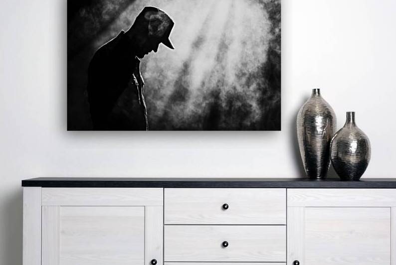 Silent Reflection - A Veterans Silhouette by Matthias Hauser